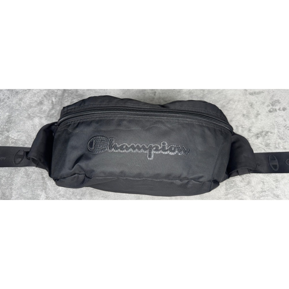 Champion Logo Oversized Fanny Pack Adjustable Strap Belt Sling Bag 1194-0321
